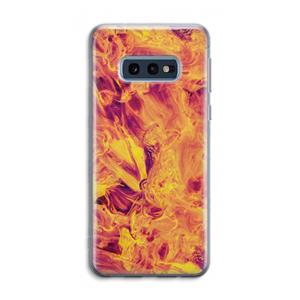 CaseCompany Eternal Fire: Samsung Galaxy S10e Transparant Hoesje