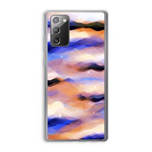 CaseCompany Donkere Wolken: Samsung Galaxy Note 20 / Note 20 5G Transparant Hoesje