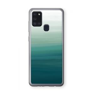 CaseCompany Ocean: Samsung Galaxy A21s Transparant Hoesje