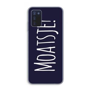 CaseCompany Moatsje!: Samsung Galaxy A03s Transparant Hoesje