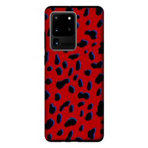 CaseCompany Red Leopard: Samsung Galaxy S20 Ultra Tough Case