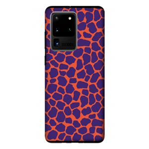 CaseCompany Purple Giraffe: Samsung Galaxy S20 Ultra Tough Case