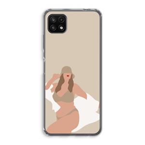 CaseCompany One of a kind: Samsung Galaxy A22 5G Transparant Hoesje