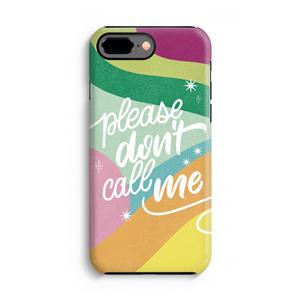 CaseCompany Don't call: iPhone 8 Plus Tough Case