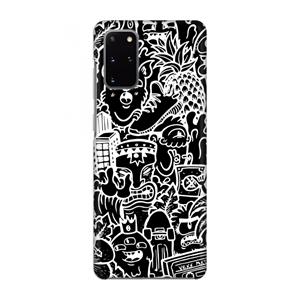 CaseCompany Vexx Black Mixtape: Volledig geprint Samsung Galaxy S20 Plus Hoesje