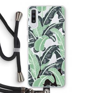 CaseCompany This Sh*t Is Bananas: Samsung Galaxy A70 Transparant Hoesje met koord