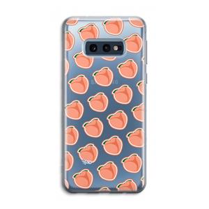 CaseCompany Just peachy: Samsung Galaxy S10e Transparant Hoesje