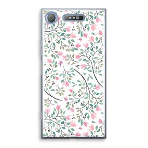 CaseCompany Sierlijke bloemen: Sony Xperia XZ1 Transparant Hoesje