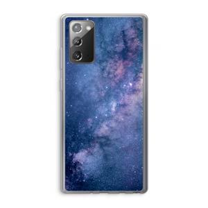 CaseCompany Nebula: Samsung Galaxy Note 20 / Note 20 5G Transparant Hoesje