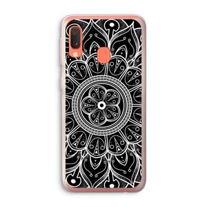 CaseCompany Roses Are Red: Samsung Galaxy A20e Transparant Hoesje