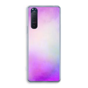 CaseCompany Clouds pastel: Sony Xperia 5 II Transparant Hoesje