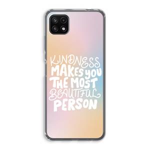 CaseCompany The prettiest: Samsung Galaxy A22 5G Transparant Hoesje