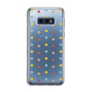CaseCompany Bollen: Samsung Galaxy S10e Transparant Hoesje