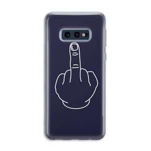 CaseCompany F**k U: Samsung Galaxy S10e Transparant Hoesje