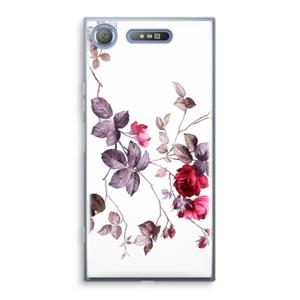 CaseCompany Mooie bloemen: Sony Xperia XZ1 Transparant Hoesje