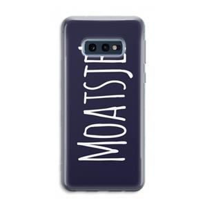 CaseCompany Moatsje!: Samsung Galaxy S10e Transparant Hoesje