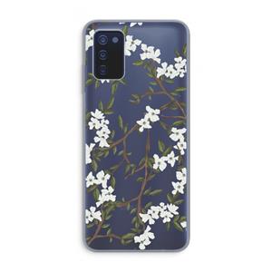 CaseCompany Blossoming spring: Samsung Galaxy A03s Transparant Hoesje