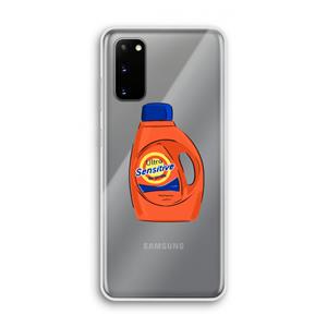 CaseCompany Ultra Sensitive: Samsung Galaxy S20 Transparant Hoesje