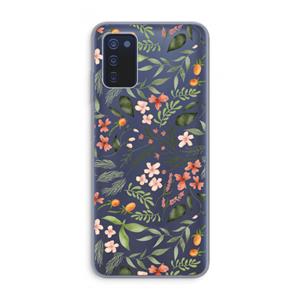 CaseCompany Sweet little flowers: Samsung Galaxy A03s Transparant Hoesje