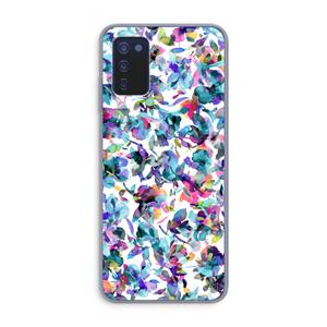 CaseCompany Hibiscus Flowers: Samsung Galaxy A03s Transparant Hoesje
