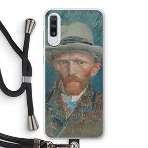 CaseCompany Van Gogh: Samsung Galaxy A70 Transparant Hoesje met koord