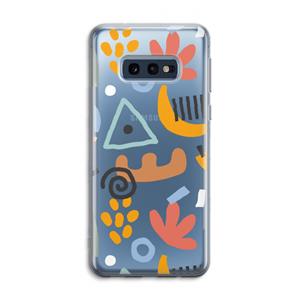 CaseCompany Abstract: Samsung Galaxy S10e Transparant Hoesje