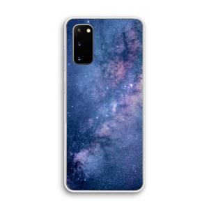 CaseCompany Nebula: Samsung Galaxy S20 Transparant Hoesje