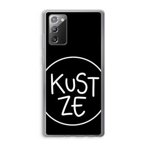 CaseCompany KUST ZE: Samsung Galaxy Note 20 / Note 20 5G Transparant Hoesje