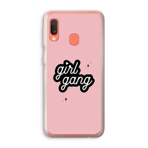 CaseCompany Girl Gang: Samsung Galaxy A20e Transparant Hoesje