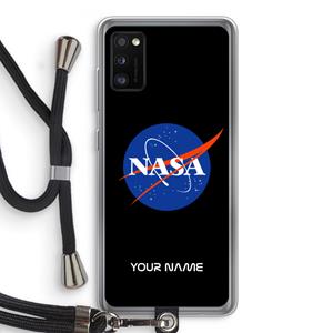 CaseCompany NASA: Samsung Galaxy A41 Transparant Hoesje met koord