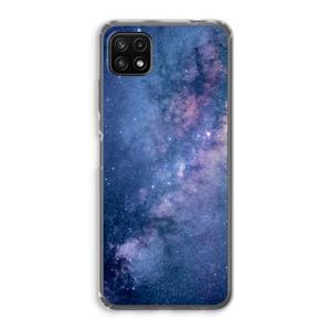 CaseCompany Nebula: Samsung Galaxy A22 5G Transparant Hoesje