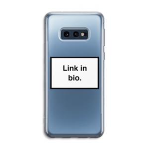 CaseCompany Link in bio: Samsung Galaxy S10e Transparant Hoesje