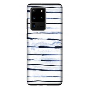 CaseCompany Ink Stripes: Samsung Galaxy S20 Ultra Tough Case