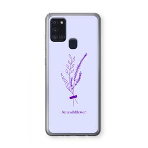 CaseCompany Be a wildflower: Samsung Galaxy A21s Transparant Hoesje
