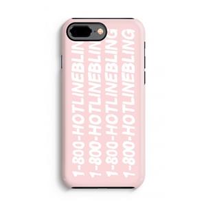 CaseCompany Hotline bling pink: iPhone 8 Plus Tough Case