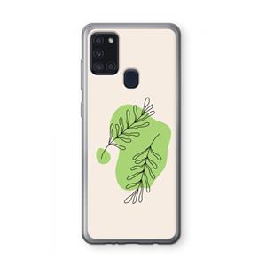 CaseCompany Beleaf in you: Samsung Galaxy A21s Transparant Hoesje