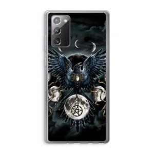 CaseCompany Sinister Wings: Samsung Galaxy Note 20 / Note 20 5G Transparant Hoesje