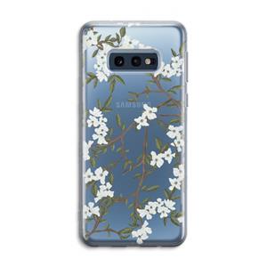 CaseCompany Blossoming spring: Samsung Galaxy S10e Transparant Hoesje