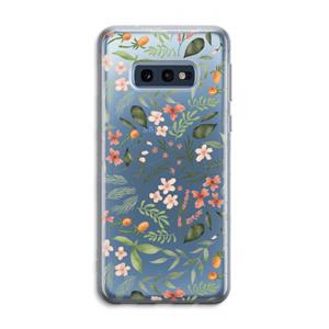 CaseCompany Sweet little flowers: Samsung Galaxy S10e Transparant Hoesje