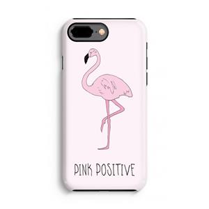 CaseCompany Pink positive: iPhone 8 Plus Tough Case