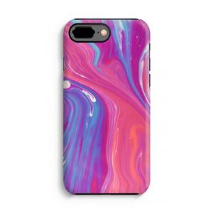 CaseCompany Paarse stroom: iPhone 8 Plus Tough Case