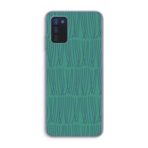 CaseCompany Swirls: Samsung Galaxy A03s Transparant Hoesje