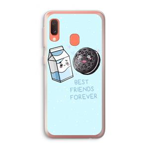 CaseCompany Best Friend Forever: Samsung Galaxy A20e Transparant Hoesje