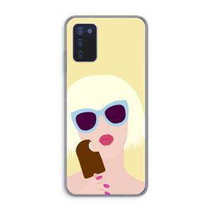 CaseCompany Ice cream: Samsung Galaxy A03s Transparant Hoesje