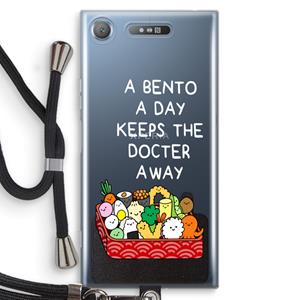 CaseCompany Bento a day: Sony Xperia XZ1 Transparant Hoesje met koord