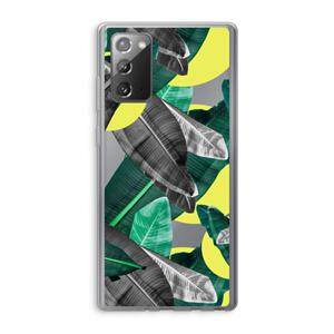 CaseCompany Fantasie jungle: Samsung Galaxy Note 20 / Note 20 5G Transparant Hoesje