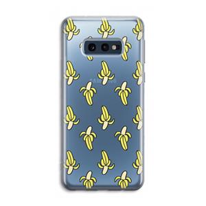 CaseCompany Bananas: Samsung Galaxy S10e Transparant Hoesje