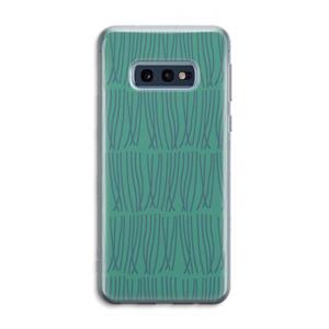 CaseCompany Swirls: Samsung Galaxy S10e Transparant Hoesje