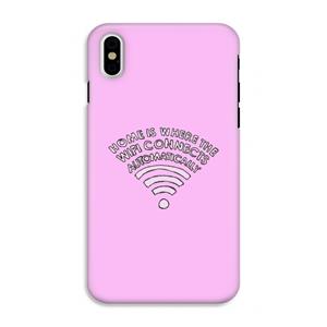 CaseCompany Home Is Where The Wifi Is: iPhone X Tough Case