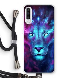 CaseCompany Firstborn: Samsung Galaxy A70 Transparant Hoesje met koord